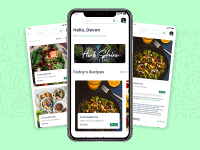 Herb Shire app design graphic design ui ux