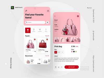 Handie animation app art bags branding design handbags illustration logo purse slingbag ui ux