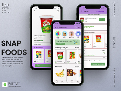 Snap Foods animation app art branding design graphic design illustration logo ui ux