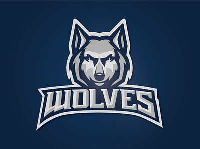 Lehi Wolves branding design illustration logo wolf wolves