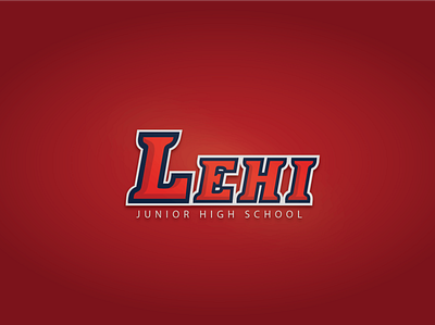 Lehi Jr High Rebrand branding design illustration logo utah