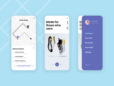 15 Days of Visual Elements Challenge ~ Day#5 app app design application delivery design e commerce figma ios minimal order shoes shop ui
