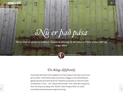 Update for the K&K blog blog blog post clean hoefler text image author typography whitney