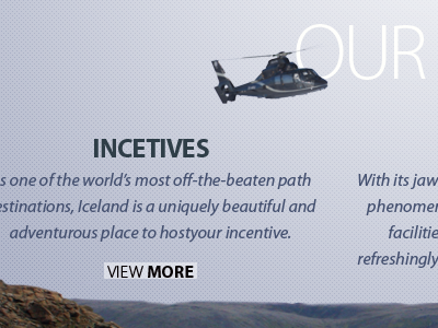 dmc for iceland design myriad pro textures typography web design