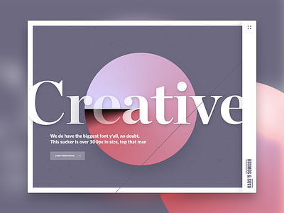 Explorations for an updated Kosmos & Kaos front page agency digital front page ui web design