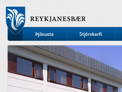Reykjanesbær, new website design