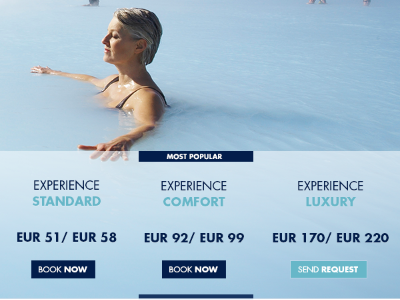 more from the blue lagoon pricing table