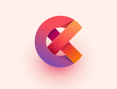 Origami Logo 3d branding company logo flat fluent fluent design illustration letter logo logo design logotype material design new origami paper shadow sharp top ui x