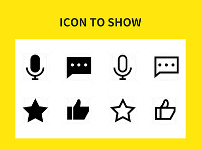 Functional icon display app design icon ui
