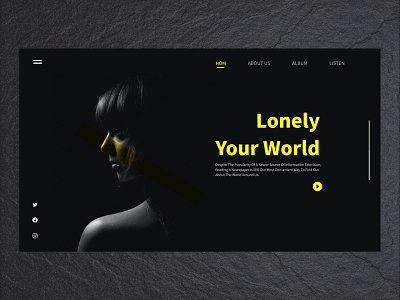 lonely Your world branding design icon illustration logo typography ui ux