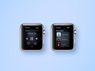 Apple Watch Music Player App - Daily UI 009