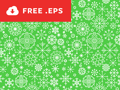 free snowflake pattern christmas free graphic green holiday line pattern snow snowflake vector
