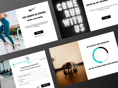 Redesign Nike Sign up process