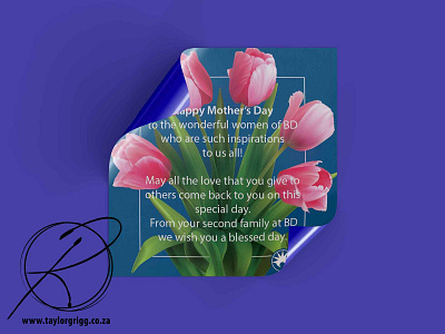 Becton Dickinson (BD) - Mothers Day Sticker branding graphic design logo print design sticker