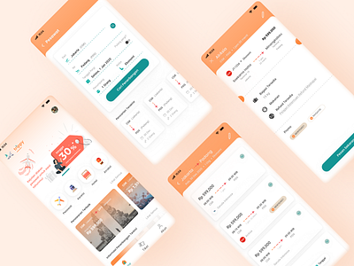 Flight Ticket Exploration - Trippy app design flight flight booking ui ux