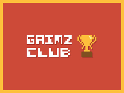 Gaimz Club club gaimz gaimz club games logo melee trophy