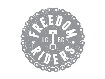 Freedom Riders Logo branding logo texture