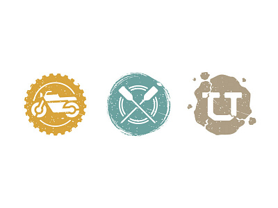 Mens Frat Adventures Icons design icon logo texture