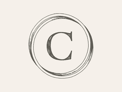 New Mark branding design drawing icon ink logo mark rings