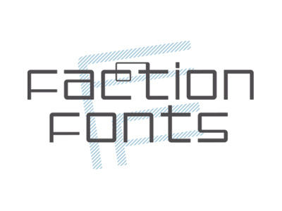 Faction Fonts Final fonts logo type