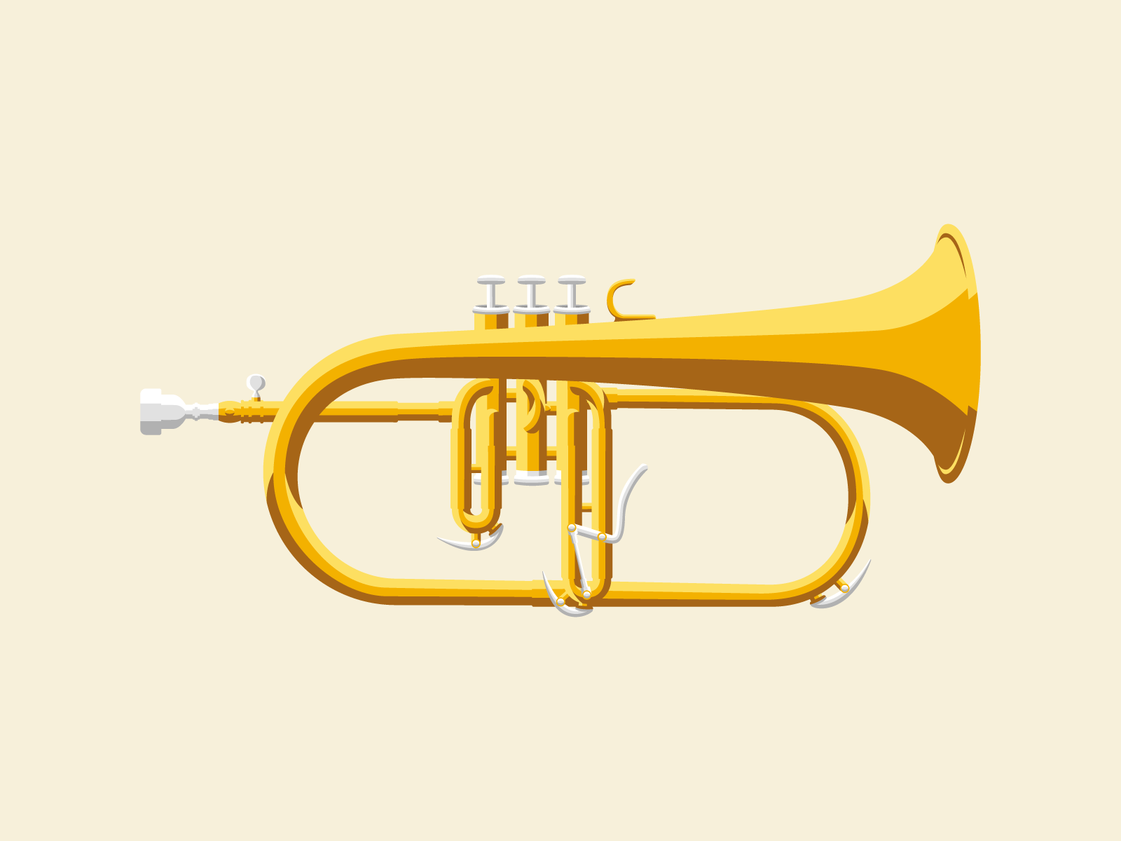 Classic Flugelhorn by Menno van der Meer on Dribbble