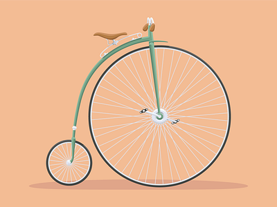 Penny farthing hot sale design