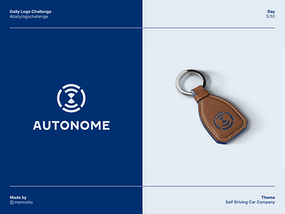 Autonome - Driverless Car Logo - Daily Logo Challenge