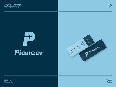 Pioneer - Airline Logo - Daily Logo Challenge