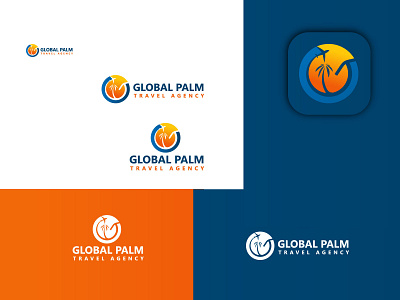 global travel logo design