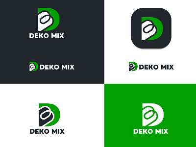 deko mix lettermark logo design