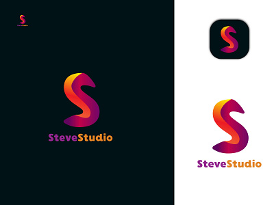 S Modern Ltter Mark Logo Design