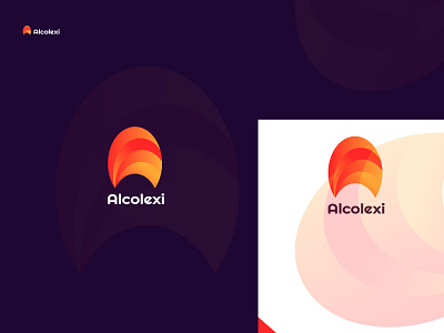 Alcolexy Modern A Letter Logo Design