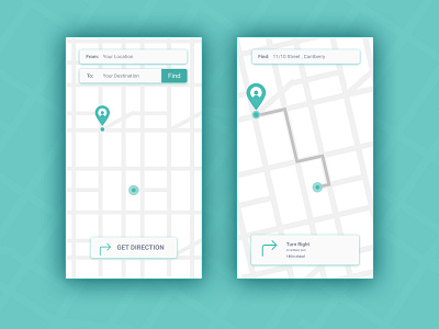 DailyUI-020 Location Tracker