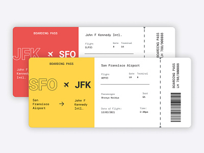 DailyUI-024 Boarding Pass