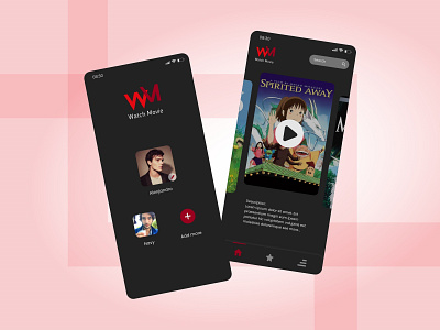 Streaming Film Application app design elegant fancy icon illustration luxury trendy ui uidesign uiux vector viral