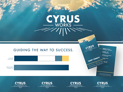 Cyrus Works Branding branding business card logo logo design