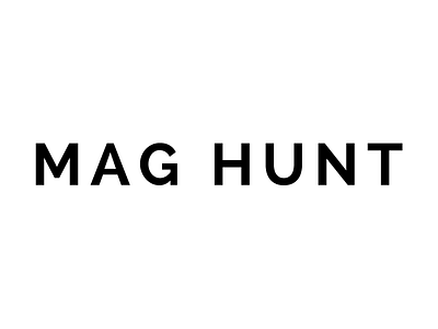 Mag Hunt logo magazines maghunt type