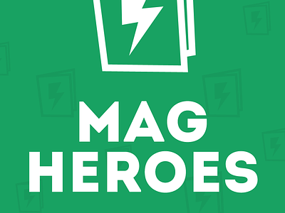Mag Heroes artwork artwork green magazines podcast