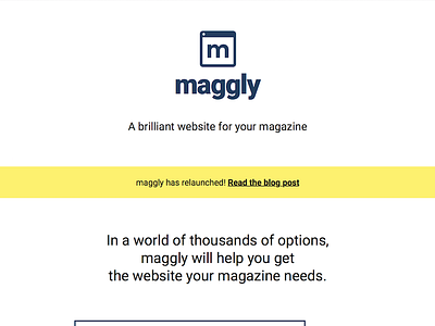 Maggly agency maggly one page