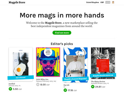 Magpile Store landing page magazines magpile store