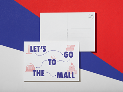 Write Your Reps - Let's Go to the Mall art direction design illustration paperless post