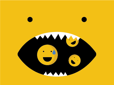 Monster Illustration for Kids Packaging adobe illustrator cracker emojis flat illustration illustration monster vector