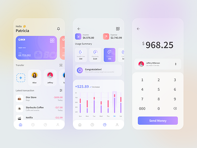 Mobile Banking UI Design Concept