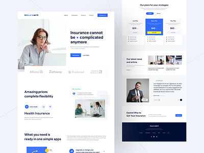 Insurance Service Landing Page