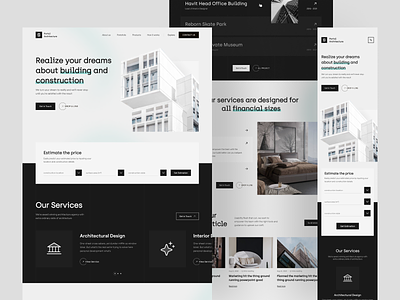 Architect Services - Landing Page Design