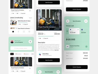 Crowdfunding Apps apps design campaign charity charity apps crowdfunding apps crowfunding donation donation apps ios apps mobile design ui uidesign ux uxdesign