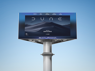 "Dune" movie billboard branding design graphic design illustration ul