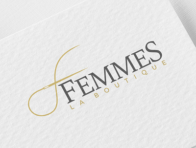 Femmes Boutique beauty boutique boutique logo branding clothing design logo logo design