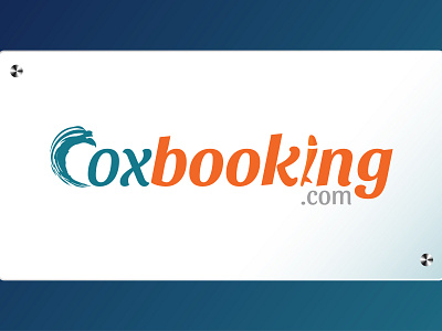 Cox'sbooking Brand Identity (Logo) branding business coxsbazar design flat icon illustrator logo logo design logotype minimal minimalist logo modern logo design ocean typography
