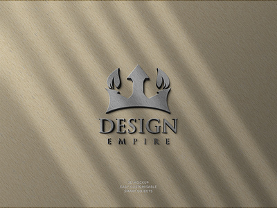 3D Logo Mockup Design